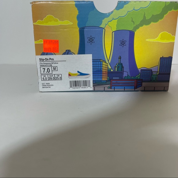 The Simpsons x Vans Collaboration Slip-On Pro Limited Addition  Bart Simpson